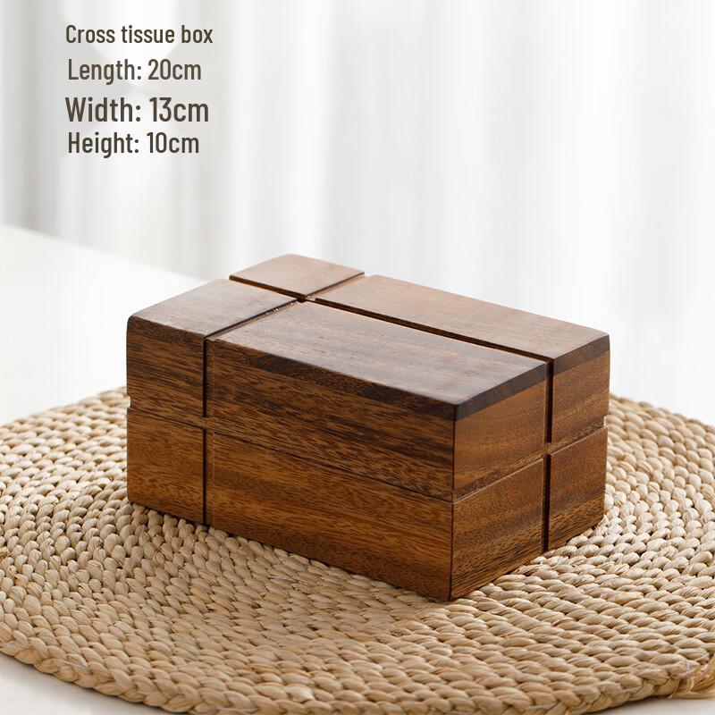 UOSUUOSU Walnut Wood Tissue Box