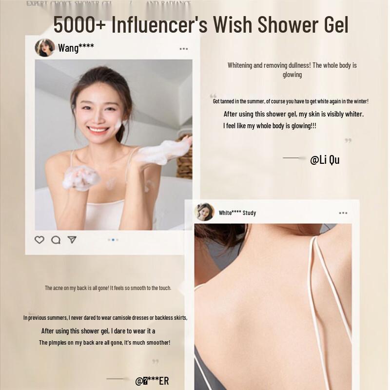 SEEDONVEUR Niacinamide Fragrant Shower Gel