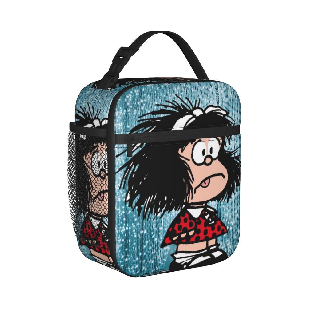 Изолированная сумка-холодильник Mafalda, многоразовая, контейнер для обеда, водонепроницаемая сумка-тоут, ланч-бокс, пенал для бенто, для работы, на открытом воздухе