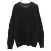 Long Sleeve Sweater L Black Knit Men's Used