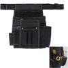 GUNSEED Tool Pouch with Belt, Holds Many Tools (Black)