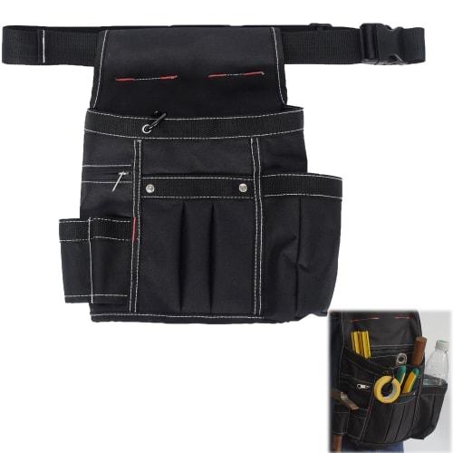 GUNSEED Tool Pouch with Belt, Holds Many Tools (Black)