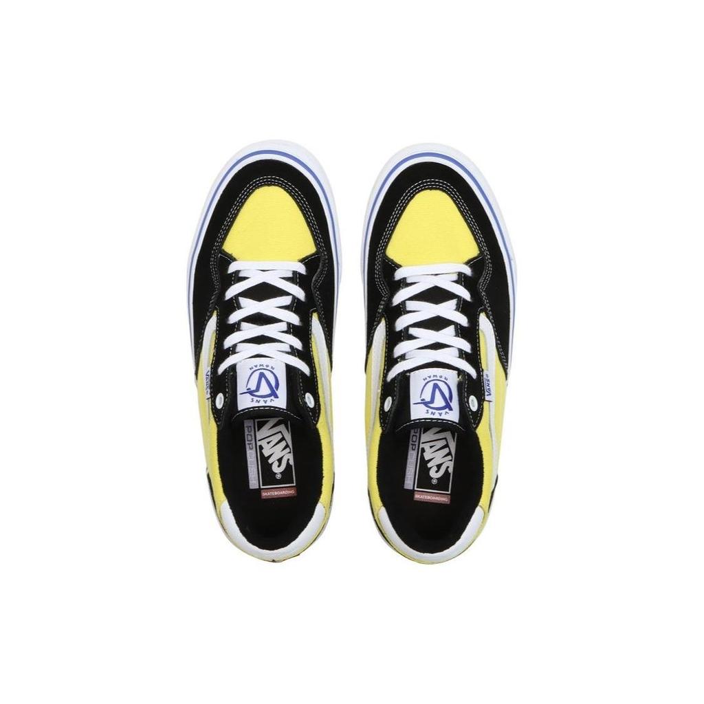 Vans Rowan Повседневные Низкие Кеды для Скейтборда Унисекс Кроссовки Желтый Черный Белый VN0A5JICAL8