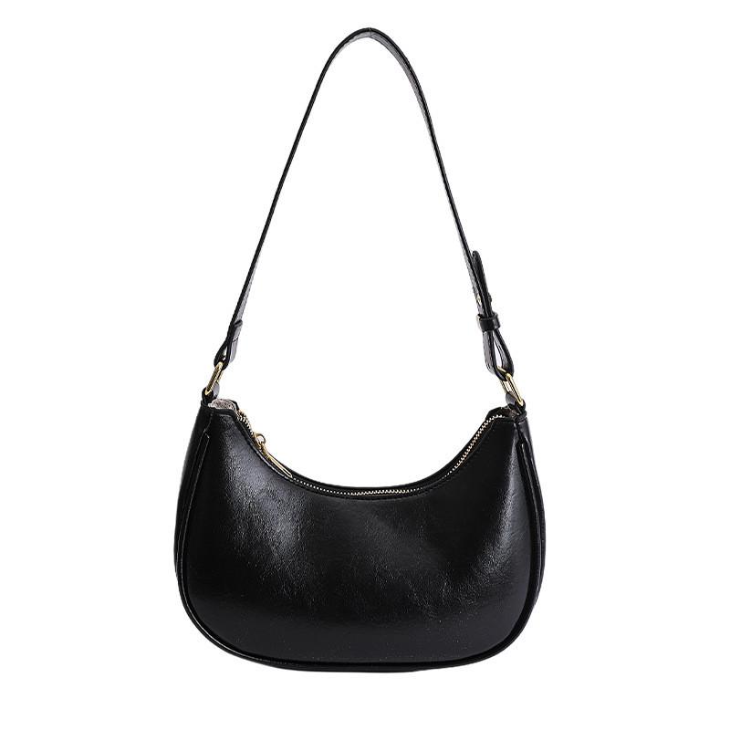 IELGY 2026 Spring Summer New Style Ladies Underarm Female Bag Niche Design Bag Female Solid Color Shoulder Bag Female Dumpling Bag