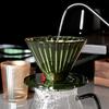 Reusable 1-2Cups V01 Coffee Dripper Resin Coffee Filter for Pour Over Barista Coffee Brewing Coffee Funnel Filter Cup Hand Drip