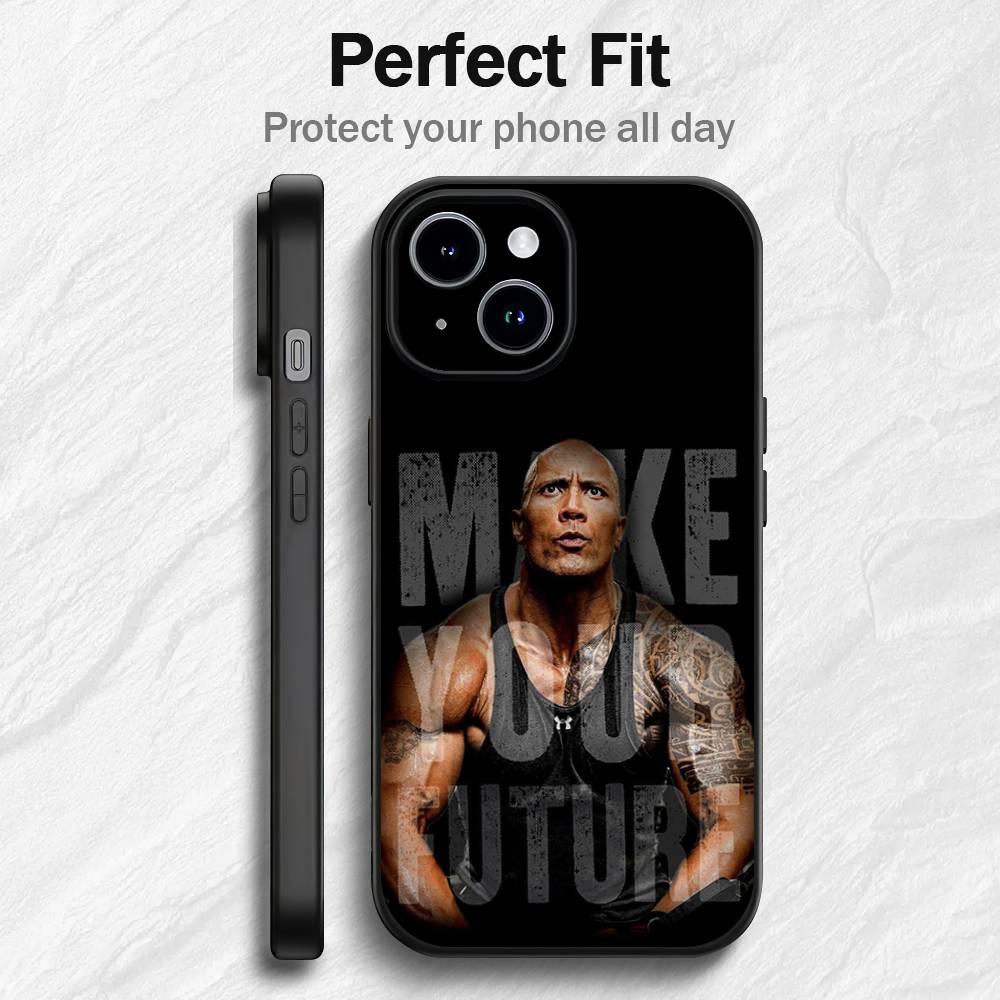 Чехол для телефона The Rock Дуэйн Джонсон Для 17 12 13 14 15 16 Pro Max mini classic Plus сильное магнитное притяжение