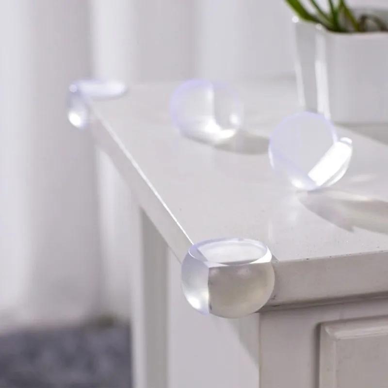 10 штук прозрачной мягкой столешницы/уголка стола, защитная накладка из толстого силикона для безопасности ребенка