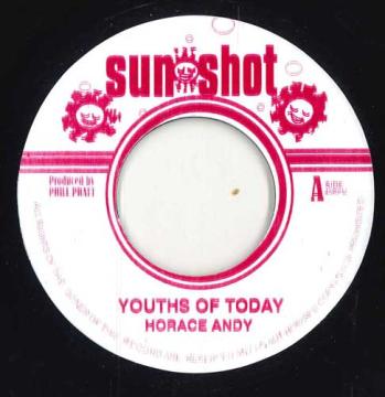 7-дюймовая пластинка HORACE ANDY - Youths Of Today / Youths Of Today V Sunshot UK 2025 Великобритания Регги, Ска и Даб