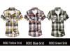 2023 Men's Plaid Casual Short Sleeve Shirt with Double Pockets - Summer Fashion, Large Size