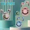 НОВЫЕ беспроводные наушники T8 TWS Bluetooth 5.3, спортивные игровые гарнитуры, наушники-вкладыши с шумоподавлением, сенсорное управление басами для телефона