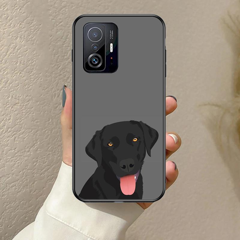 Black Labrador Dog Funda For POCO F5 F3 M5s C40 F4 GT X3 X4 X5 Pro Case For Xiaomi 12 13 Lite 11T 12T Pro 12X