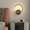 Modern LED Wall Lamps Minimalist Semicircular Sconces for Living Room Bedroom Bedside Dining Rooms Illumination Fixture