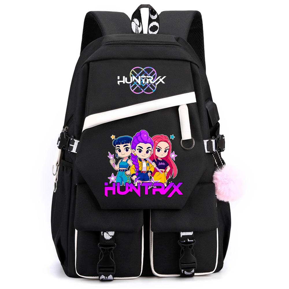 Anime Demon Hunters Printed Large Capacity Backpack for Teenger Student Girl Boy Schoolbag Bookbag Women Waterproof Travel Bag Gift