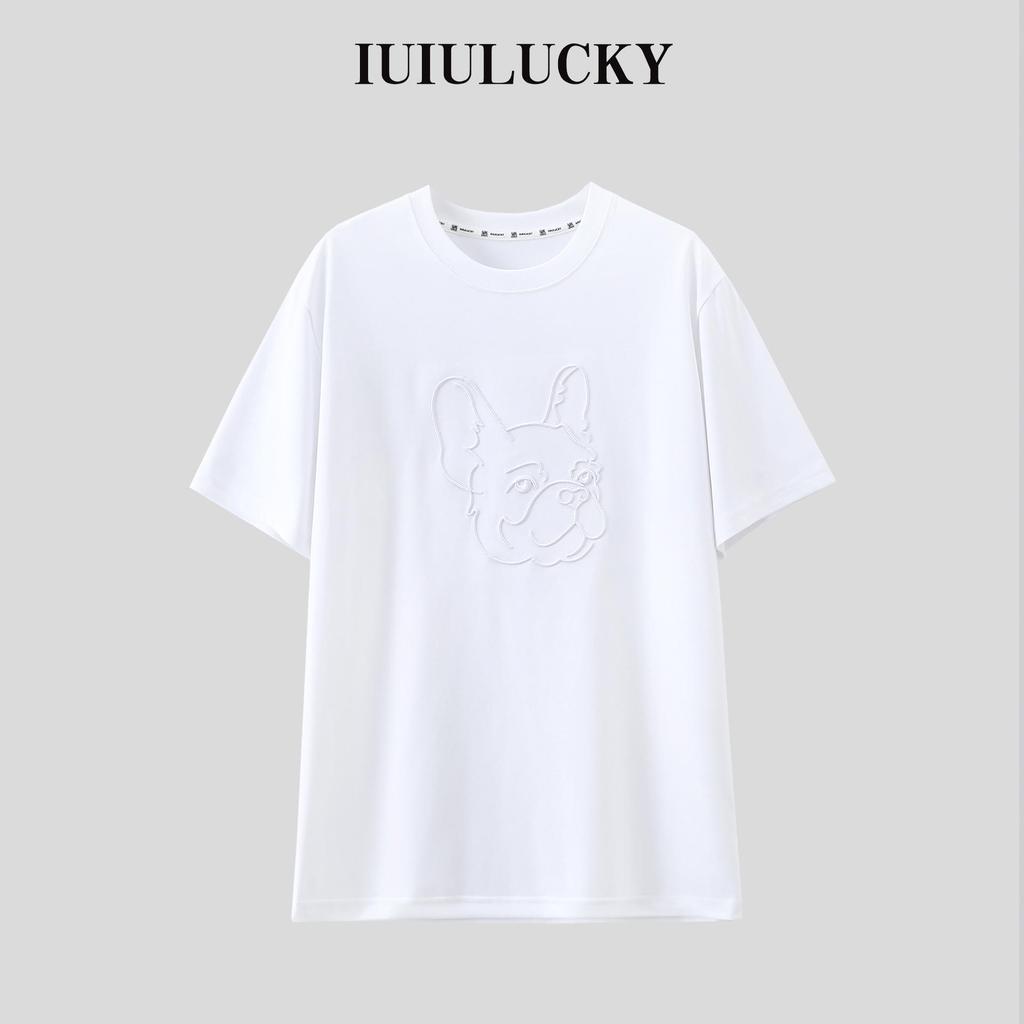 Women's Heavyweight Cotton Short Sleeve Crew Neck Printed Tee