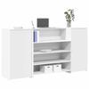 VidaXL Reception Desk White 200x50x103.5 Cm Engineered Wood 3324178