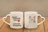 Icelandic Sheepdog, Icelandic Spitz, Iceland Dog - cup with a dog, adorable cup with a heart-shaped handle, universal gift from the Art-Dog brand