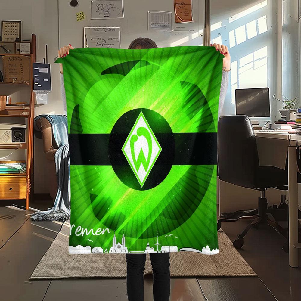 SV Werder Bremen FlAannel Blanket, High quality Comfortable for All Seasons, Home Decor, Warmth and Comfort