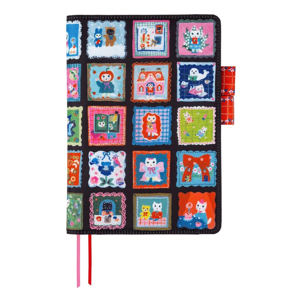 Обложка для планировщика Hobonichi Techo Cousin от Юми Китагиси Shiro Neko no Mainichi (A5) /