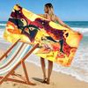 Hellaverse 2D Flat Print Beach Towel, Large Soft Quick Dry Towel for Beach Camping SwimmingDSTJ0925241