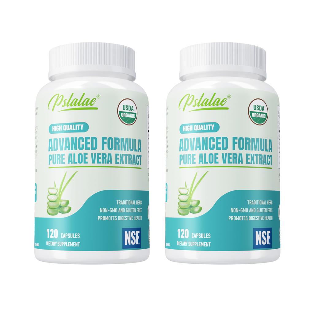 Pslalae Premium Formula, Pure Aloe Vera Extract Capsules, Nutritional Supplement, Suitable for Both Men and Women