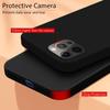 Черный Матовый Чехол для iPhone 16 Pro Max Чехол Задняя Мягкая Силиконовая Крышка для iphone   11 14 15 Pro Max 7 8 6s 16 Plus Чехлы Capa