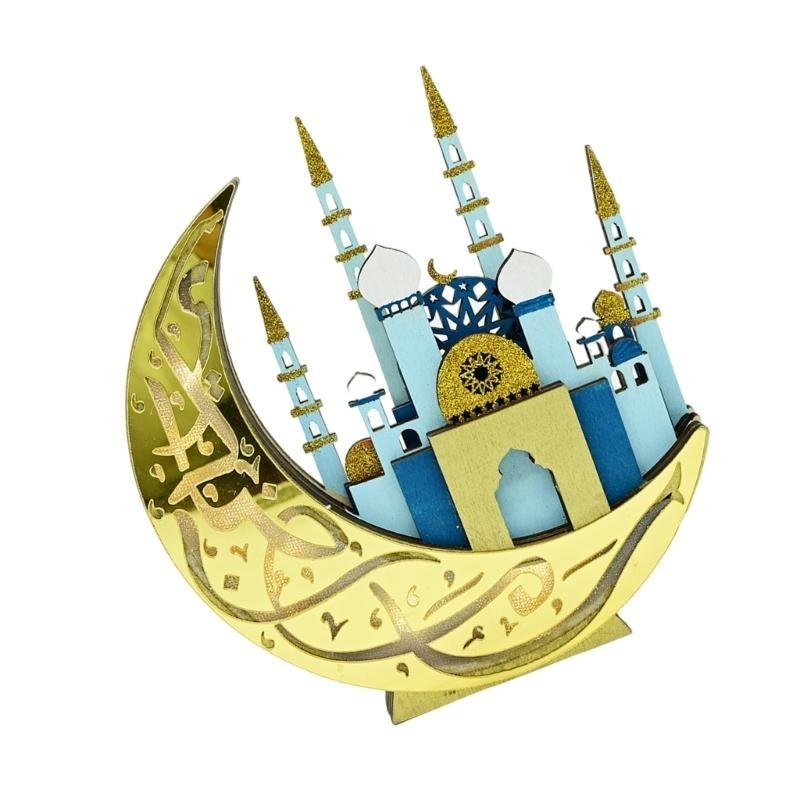 Украшение Ид Лунные замки Орнамент со светодиодной подсветкой для праздничной обстановки