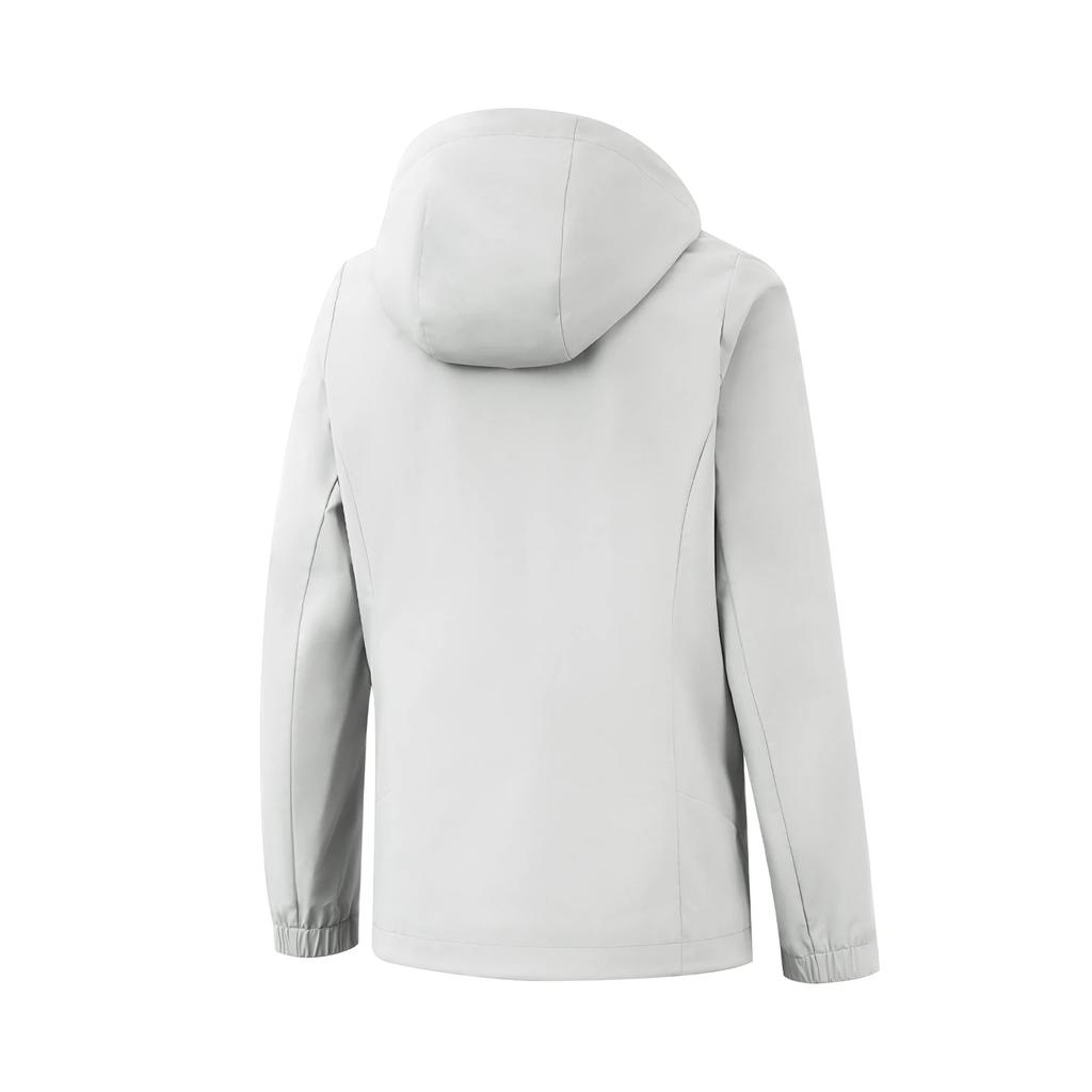 Li Ning Simple Solid Color Hooded Versatile Sports Windbreaker Women Outerwear AFDV922-6