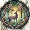 Винтажное белое оленье металлическое настенное искусство Декор для дома Бара Кафе