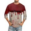 Men's  T-shirt T-shirts Graphic Text Pool3D Printing Street Casual Short Sleeve Printed Clothing Basic