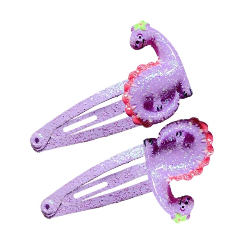 1 пара мультяшных заколок для волос в стиле фэнтези, роскошные праздничные детские заколки для волос, аксессуары для волос