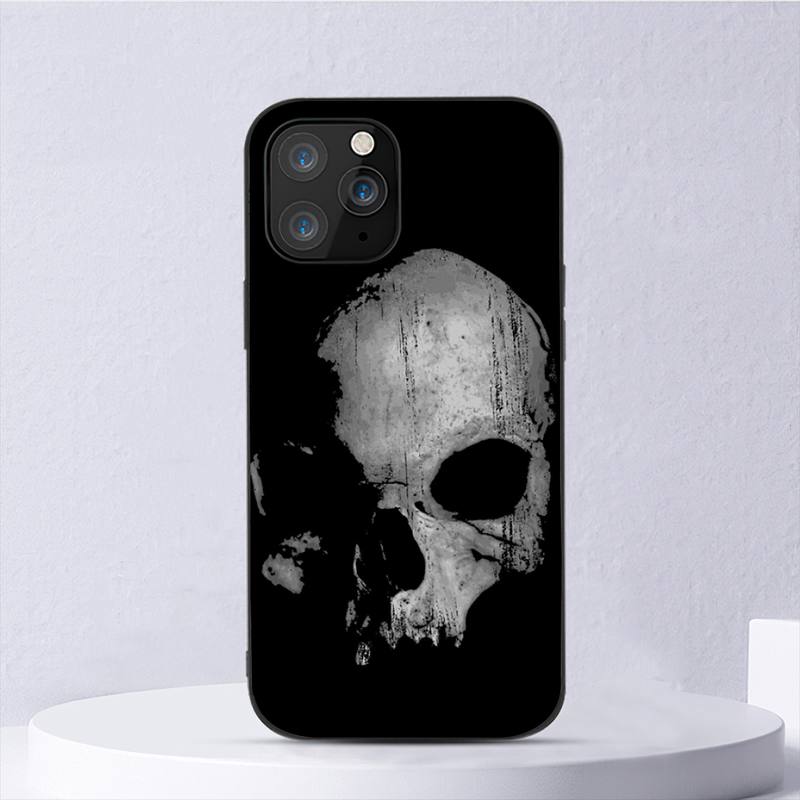 Horror Skull Phone Case For Iphone 11 12 Mini 13 14 Pro Xs Max X 8 7 6s Plus 5 Se Xr Shell