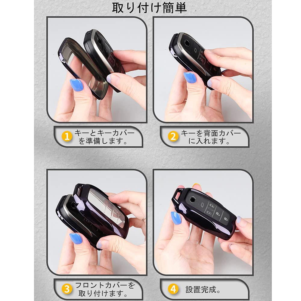 Toyota TOYOTA New Harrier 80 Series Alphard 30 Series Vellfire 30 Series Hilux GUN125 Land Cruiser 200 Series RAV4 PHV Grand Ace Exclusive Key Case