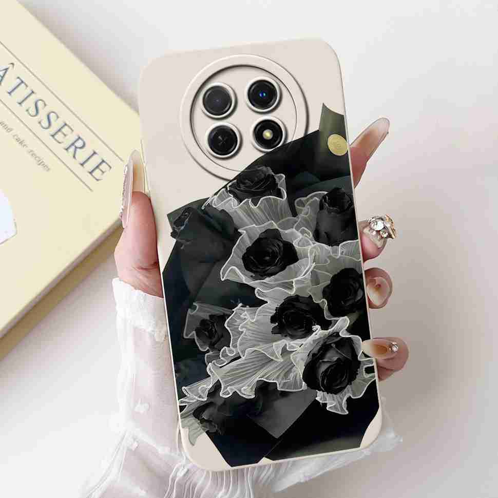 For Huawei nova Y91 Case STG-LX1 Cute Cartoon Rabbit Soft Silicone Cover For Huawei Enjoy 60X STG-AL00 6.95" Butterfly Shell