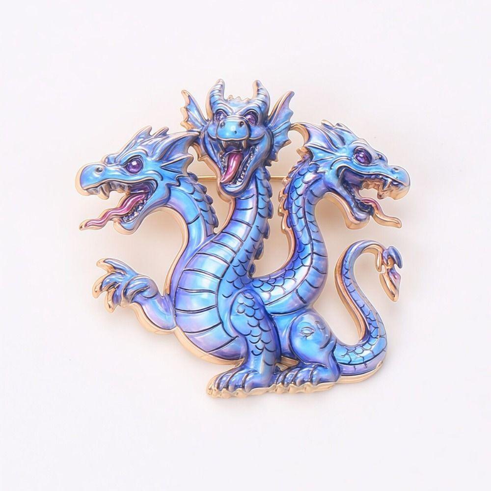 Antique Dragon Motif Jewelry Vintage Brooch Pin Luxury Brooch Jewelry Party