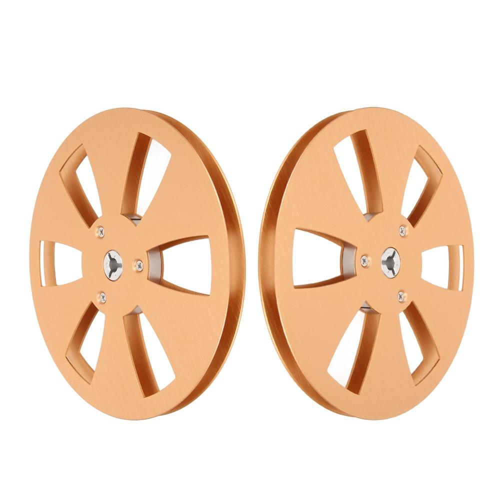 1/4 7 Inch Empty Open Reel Aluminum Alloy Machine Reel for Tape Recorder