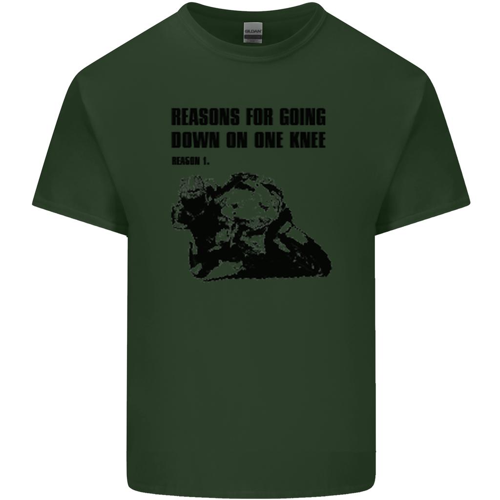 Biker Down on One Knee Motorcycle Motorbike Unisexs Light Cotton TShirt