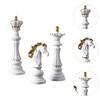 Decorative Chessmen Ornaments Resin Miniatures Objects for Room Bookshelf Cabinet Table Decoration