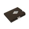 Eccentric Wallet EXD332 Genuine Leather Trifold Wallet Mini Wallet RFID Blocking Compact Mini Wallet Cowhide Leather Small Wallet Men Women [EXENTRI]
