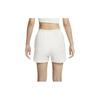Nike Sportswear Chill Rib Light Taupe Women's High-Waisted Slim Shorts FN3675-104