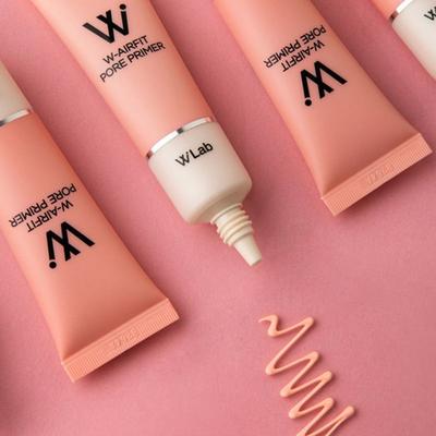W Airfit Праймер для пор Nude Pink 35 г / Стиратель пор, Выравнивание рельефа кожи, Фиксатор макияжа