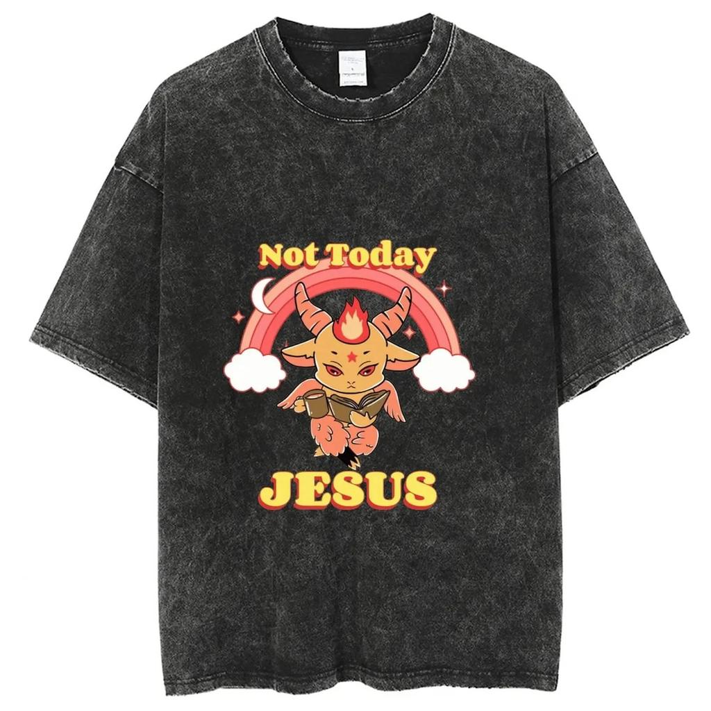 Футболка Cow Adventure с принтом, короткий рукав, выстиранный хлопок, джинсовая футболка, мужская футболка Y2K, одежда, топ, футболка