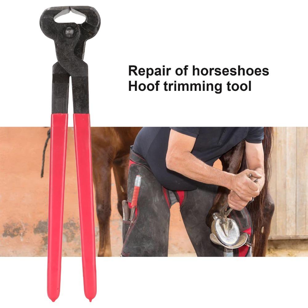 14in Length Hoof Clippers Tool 45 Steel Horseshoe Pliers Tool Hoof Trimming Tools Farrier Work