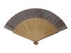 Kyoto Diagonal Made In Kyoto Paper Japanese Japanese Miscellaneous Short Personal Gift Fan, Light, Men's, Japan, Fan, Craftsmanship, Accessories,