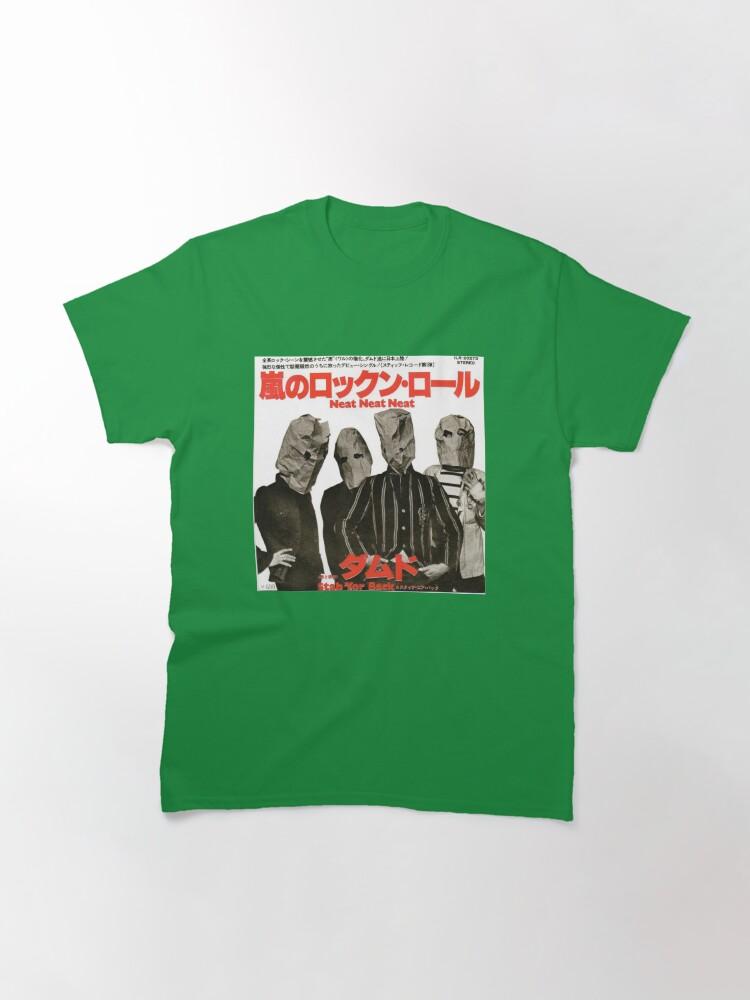 The Damned THE DAMNED-Neat Neat Neat (JAPANESE RELEASE) Classic T-Shirt