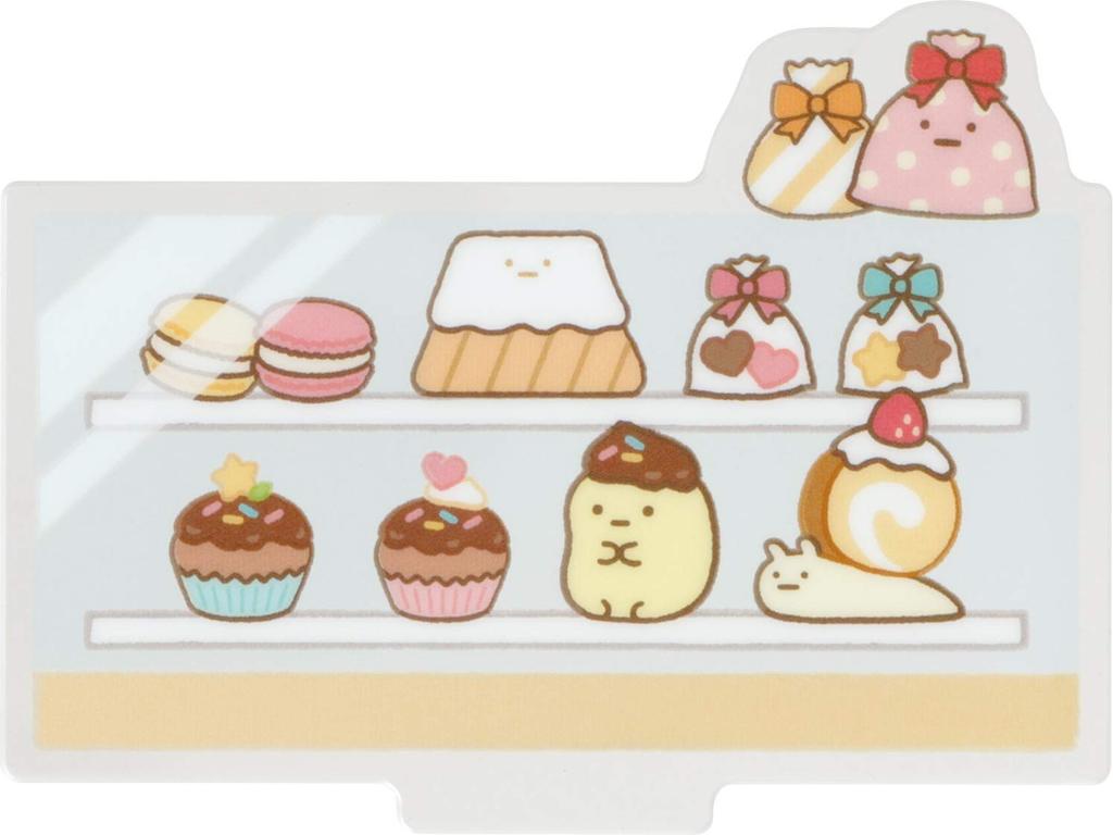 San-X Sumikko Gurashi Коллекция Sumikko Gurashi Серия Работа Игра Сцена Акриловая Подставка Кондитерская FR72501