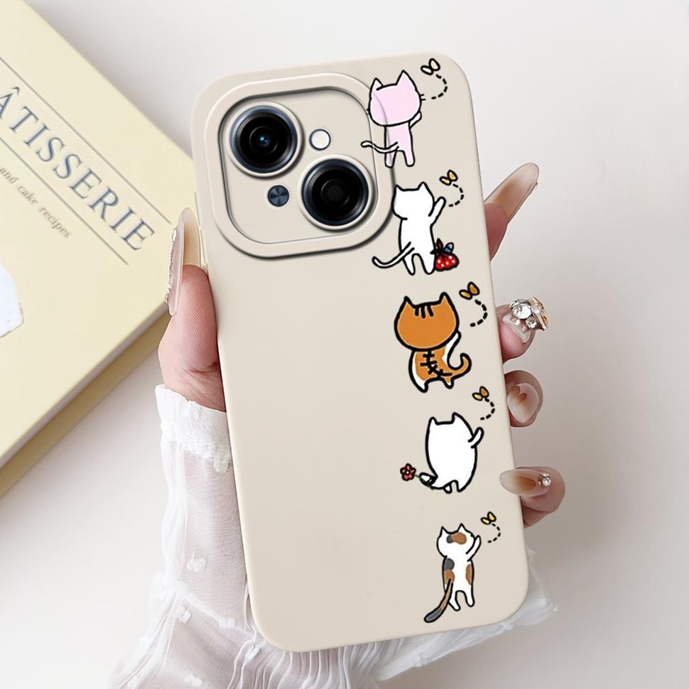 Чехол для Tecno Spark Go 1 Go1 Милый Мультяшный Чехол Мягкий Силикон Fundas Чехол для Телефона Для Tecno SparkGo Spark Go 2025 Задняя Крышка Capa