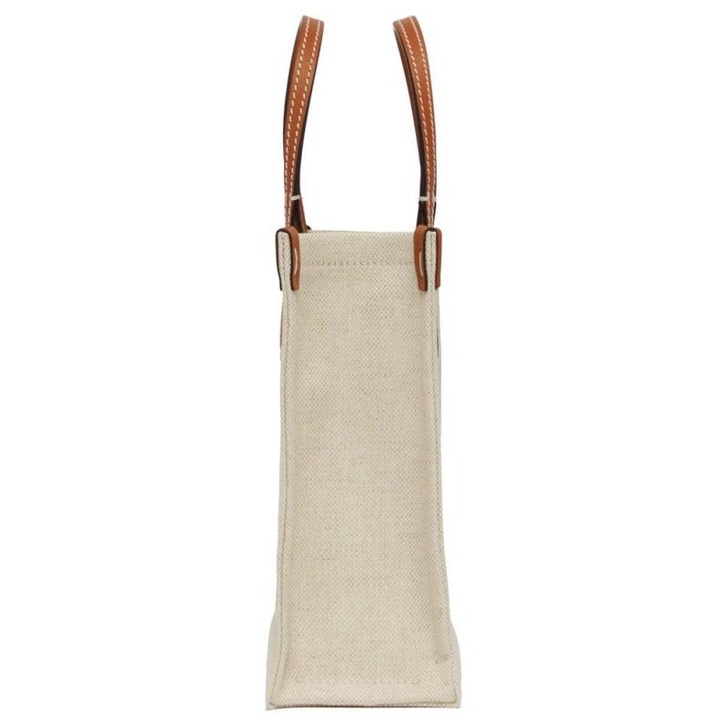 Gucci Letter Logo printed adjustable and detachable shoulder strap canvas one-shoulder crossbody handbag super mini women's beige
