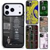Крутой и забавный чехол для телефона с дизайном печатных плат для iPhone 17 16 15 Pro Max Air 14 13 12 11 Plus Ударопрочный чехол