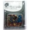 Claw Nails - KI SIGN - 8mm - Bronze - Set of 50 - Multicoloured