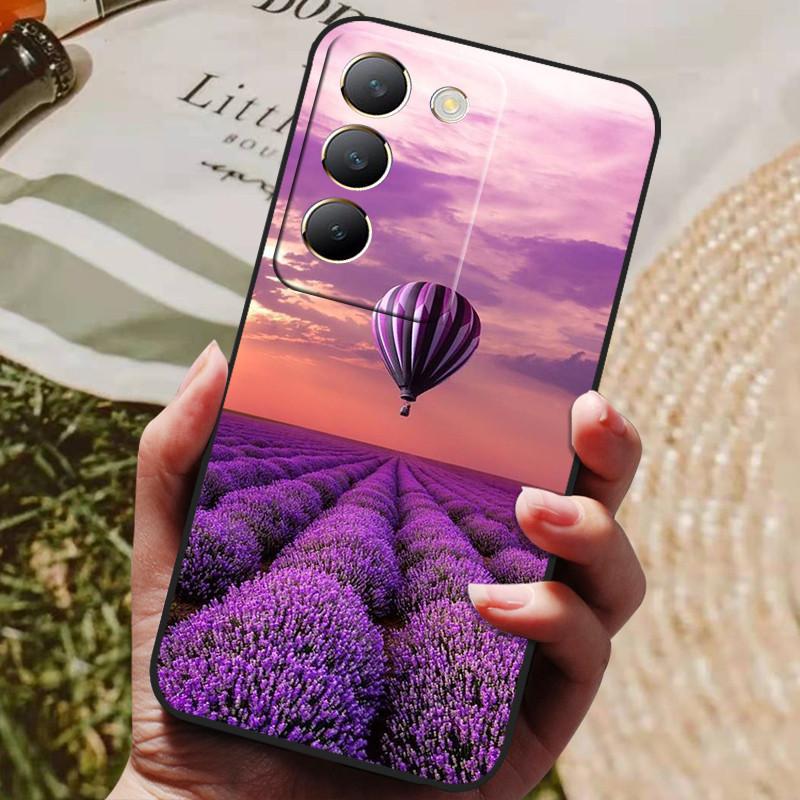Для чехла Vivo V40 SE Роскошные Милые TPU Мягкие Силиконовые Чехлы для Телефона для Vivo V40 SE 5G Защитные Оболочки Бамперы Para Vivo V40SE Capa